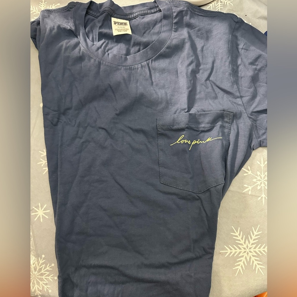 PINK Victoria's Secret Oversized Campus Tee